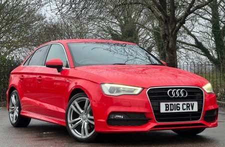 AUDI A3 2.0 TDI S line S Tronic Euro 6 (s/s) 4dr (Nav)